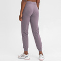 Pantalones de joggadores para mujeres Sportswear 4 vías Pantalones elásticos Pantalones de atletismo delgados Pantalones livianos Pantalones de chándal